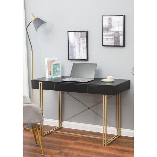 Facelift First Modern Black Home Office Desk FA3941728 Zoro